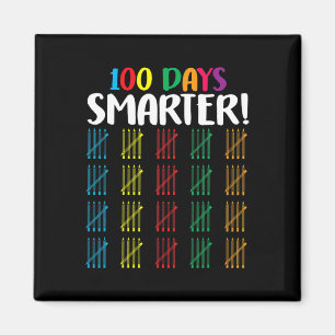 100 dagar smartare Räkna Hash Marks-dagar med scho Magnet