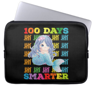 100 dagar smartare sjöjungfru 100:e skoldagen laptop fodral