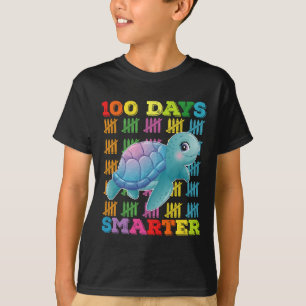 100 dagar smartare sköldpadda 100:e skoldagen t shirt