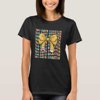 100 dagar smartare snygg båge t shirt