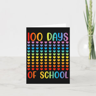 100 dagar Smartare Studenter 100 dagar med skolhjä Kort