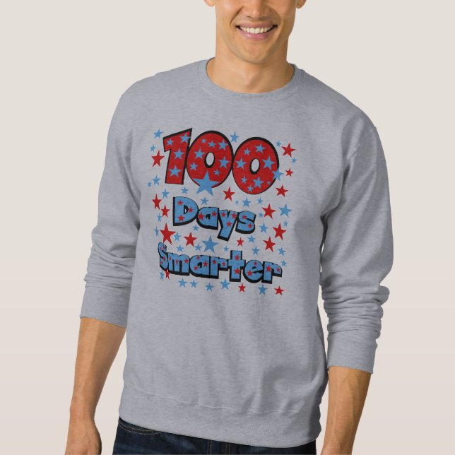 100 dagar smartare sweatshirt (Framsida)