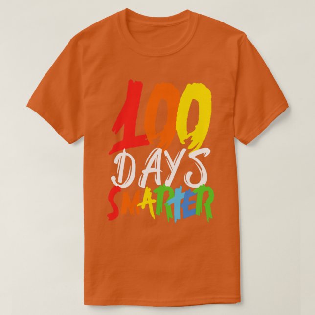 100 dagar smartare t shirt (Design framsida)