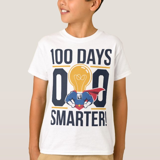 100 dagar smartare t shirt (Framsida)