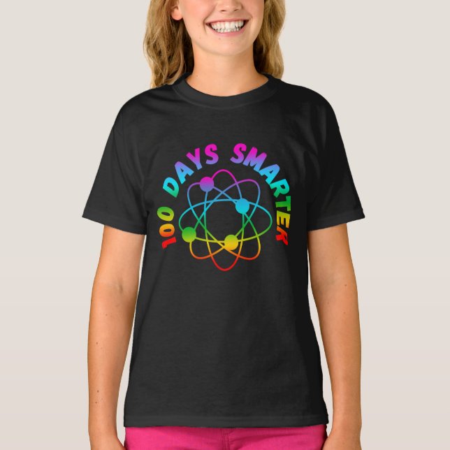 100 DAGAR SMARTARE T-Shirt (Framsida)