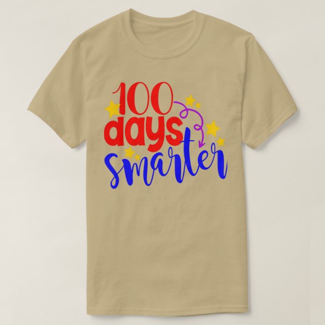 100 dagar Smarter Classic TShirt T Shirt (Design framsida)