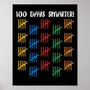 100 dagar Smarter Cute Student Boys Girls 100 daga Poster