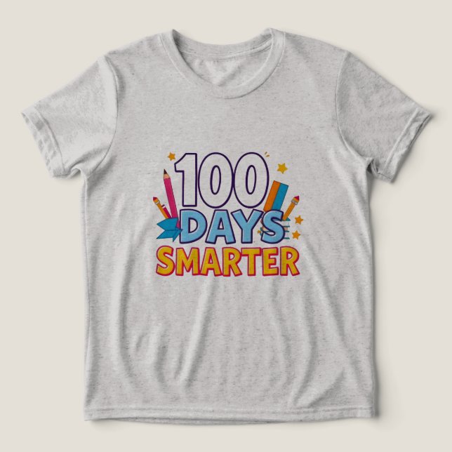100 dagar Smarter Kids T-Shirt (Design Framsida)