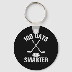 100 dagar Smarter School Hockey Sport Teacher Stud Nyckelring