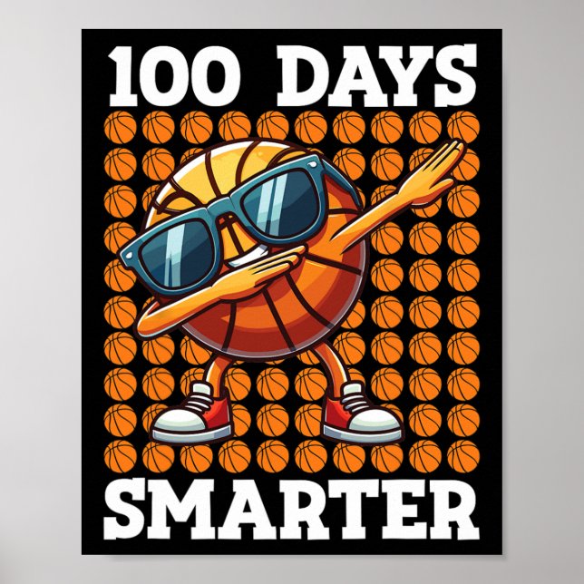 100 dagar Smarter Sketll Kids 100 dagar i skolan B Poster (Framsidan)