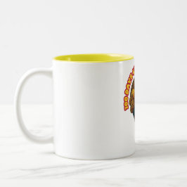 100 dagar som lyfts av inlärning Två-Tonad mugg