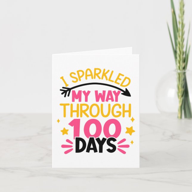 100 dagar sparkade jag mig igenom 100 dagar med SC Kort (Framsida)