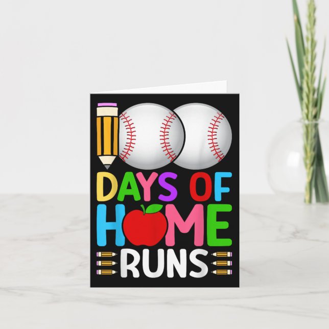 100 dagar Springa Baseball 100 dagar Kort (Framsida)