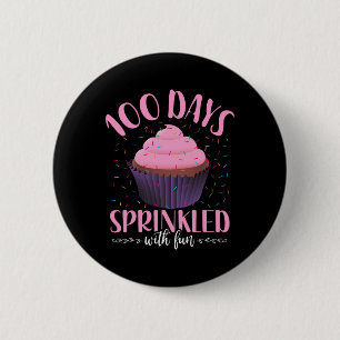 100 dagar sprinklad med Roligt 100 dagar i Kopp Knapp