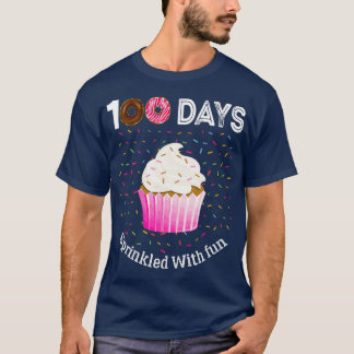 100 dagar sprinklad med roligt rolig 100 dagars sc t shirt