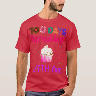 100 dagar sprinklad med roligt rolig 100 dagars sc t shirt