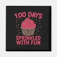100 dagar strödda med kul Cupcake Skolflicka