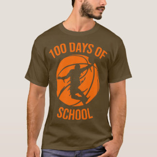100 dagar Student Boys Girls basketboll 100 dagar T Shirt