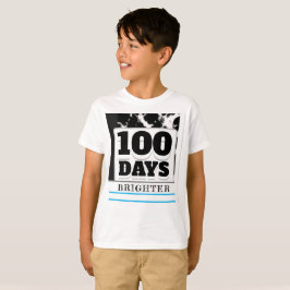 100 dagar Svart 100-dagarsvit i skolan T Shirt