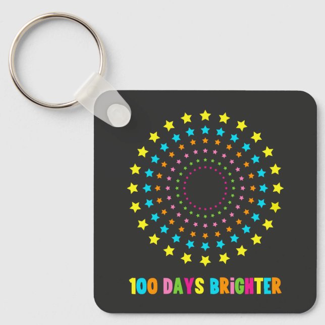 100 dagar under 100 skoldagar nyckelring (Framsida)