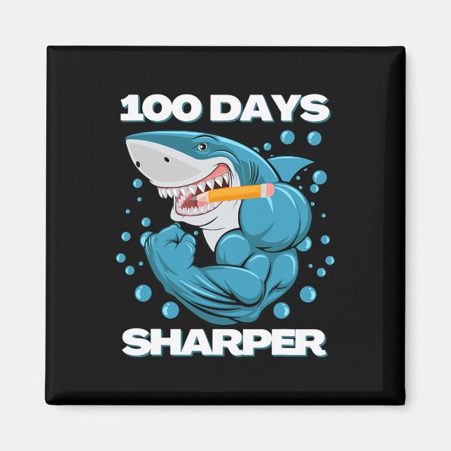 100 dagar Vassare Roligt av haj 100 dagar i skolan Magnet (Framsidan)