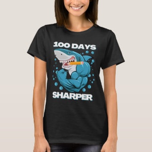 100 dagar Vassare Roligt av haj 100 dagar i skolan T Shirt