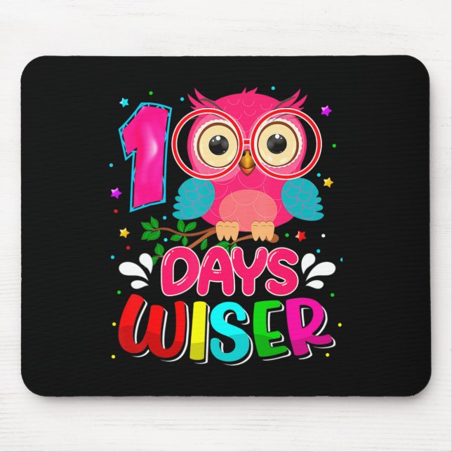 100 dagar Wiser Cute Uggla 100 dagar Smarter 100 d Musmatta (Framsidan)