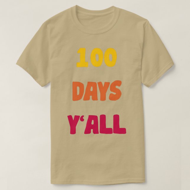 100 dagar Yx27all 4 T Shirt (Design framsida)