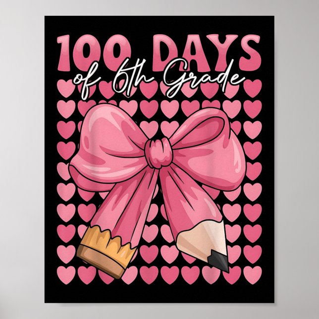 100 dagars 6e-Klass-flickornas matjong, 100:e dage Poster (Framsidan)