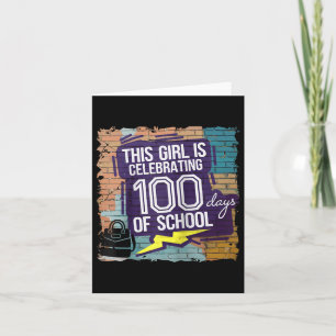 100 dagars bekväm utrustning för flickor 100 dagar kort