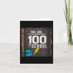 100 dagars bekväm utrustning för flickor 100 dagar kort
