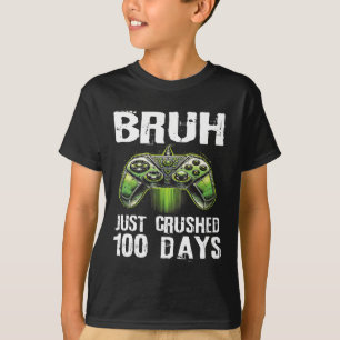 100 dagars Brh Boys Kids-videospel i skolspel T Shirt