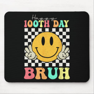 100 dagars Bruh Smile Ansikte 100 dagar för skolpo Musmatta