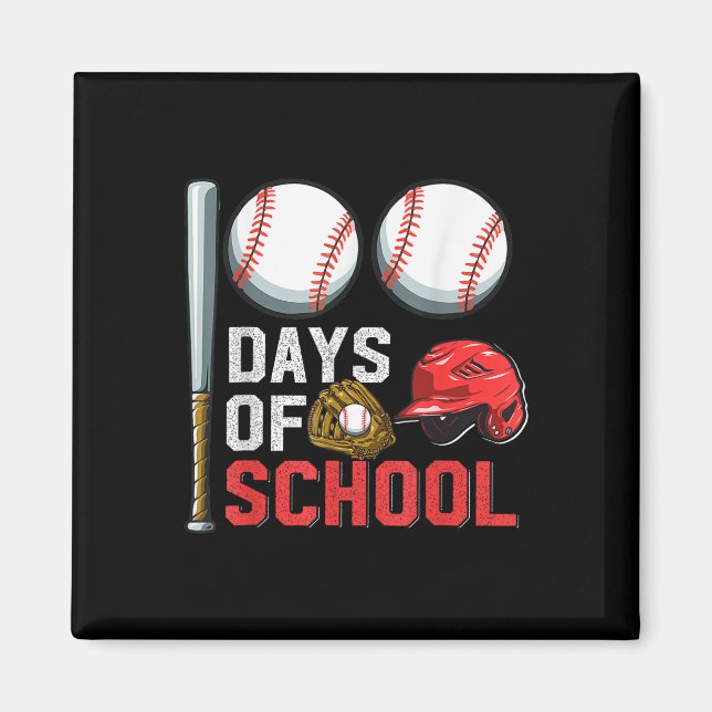 100 dagars byte från skolan 100 dagar Student-barn Magnet (Framsidan)