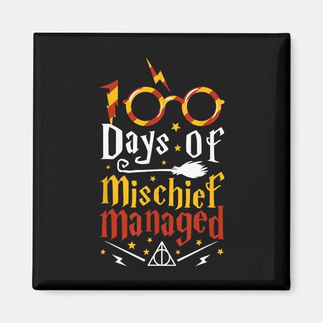 100 dagars felhantering 100 skoldagar magnet (Framsidan)