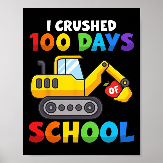 100 dagars För barn för skolbrytare Poster (Framsidan)