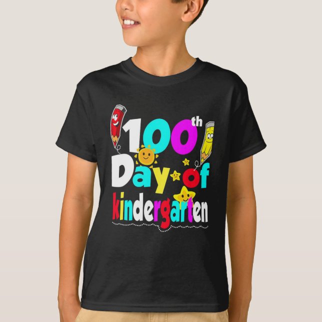 100 dagars förskola T-Shirt (Framsida)