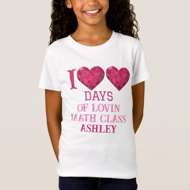 100 dagars kärleksklass t shirt (Framsida)
