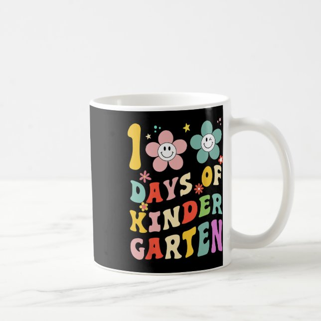 100 dagars Kindergarten Groovy 100-dagarsskola T Kaffemugg (Höger)