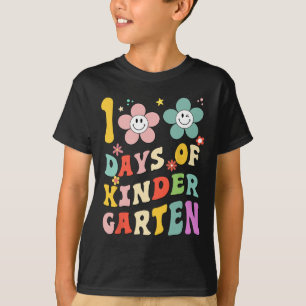 100 dagars Kindergarten Groovy 100-dagarsskola T Shirt
