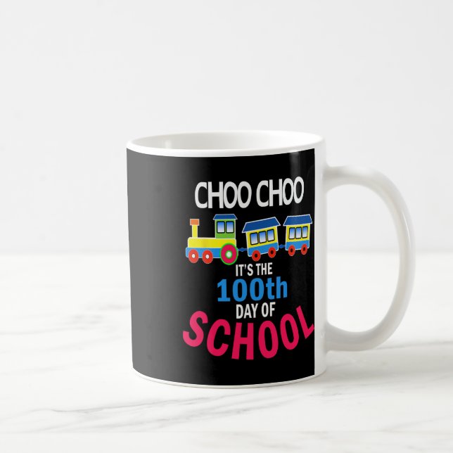 100 dagars Kindergarten School Student-lärare Kaffemugg (Höger)