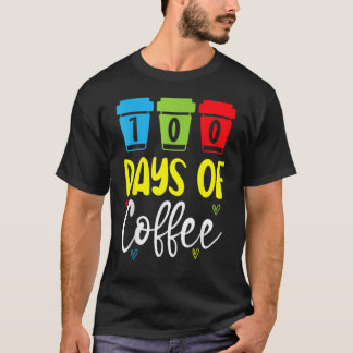 100 dagars koffeinfri skollärarkop t shirt