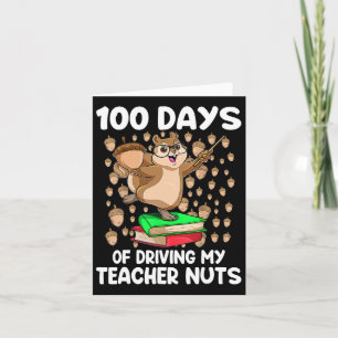 100 dagars körning av min lärare Nöt 100-dagars Kort