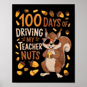 100 dagars körning av min lärare Nöt som dansar ek Poster