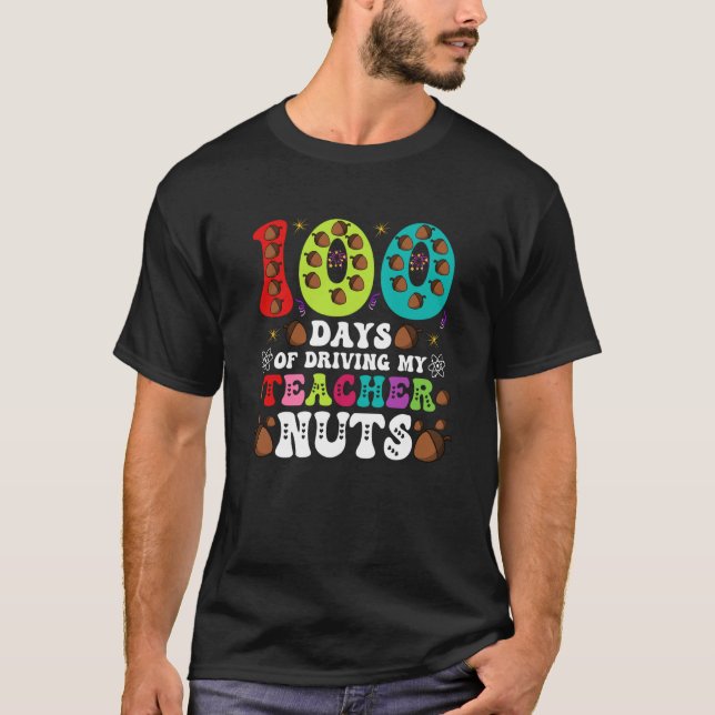 100 dagars körning av min lärare Nöt Student T Shirt (Framsida)