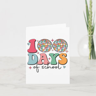 100 dagars lektion i skolan i Lycklig 100-dagarsda Kort