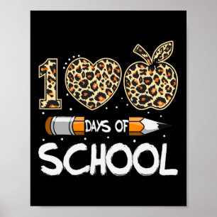 100 dagars leopardlärarbarn 100 dagar poster