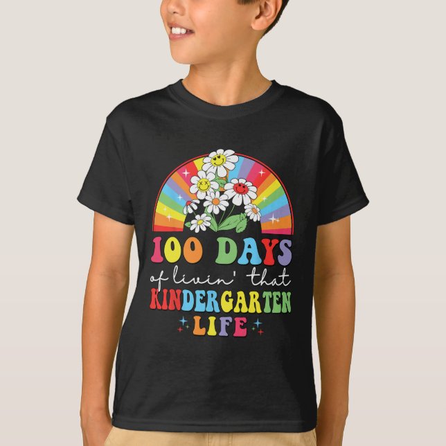 100 dagars livin #39, den där dagis hippie rai t shirt (Framsida)