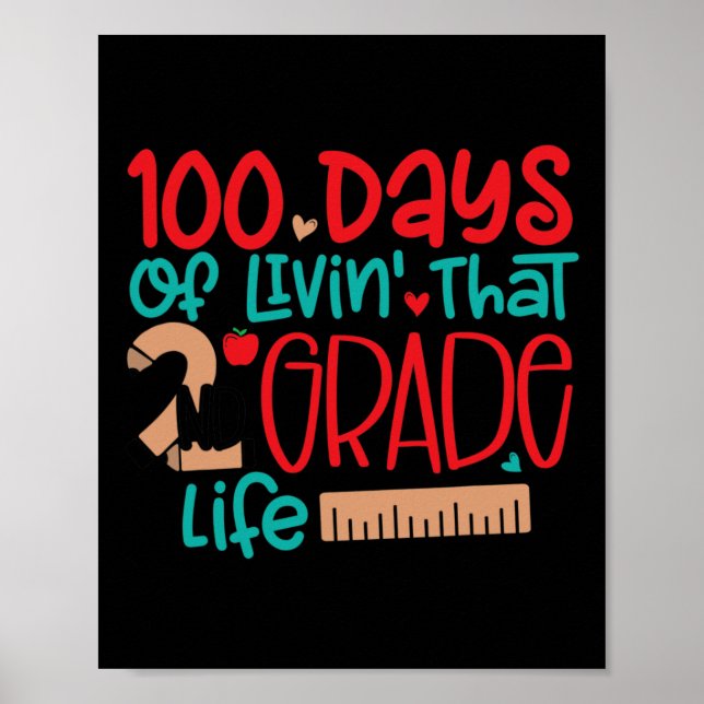 100 dagars livstid är 100 dagar Klass Poster (Framsidan)
