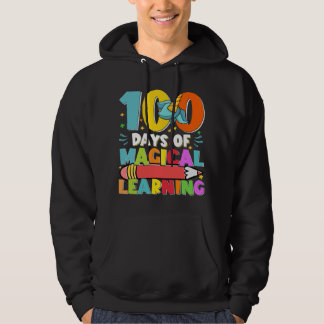 100 dagars magisk inlärning 100 dagar 100 dagar hoodie